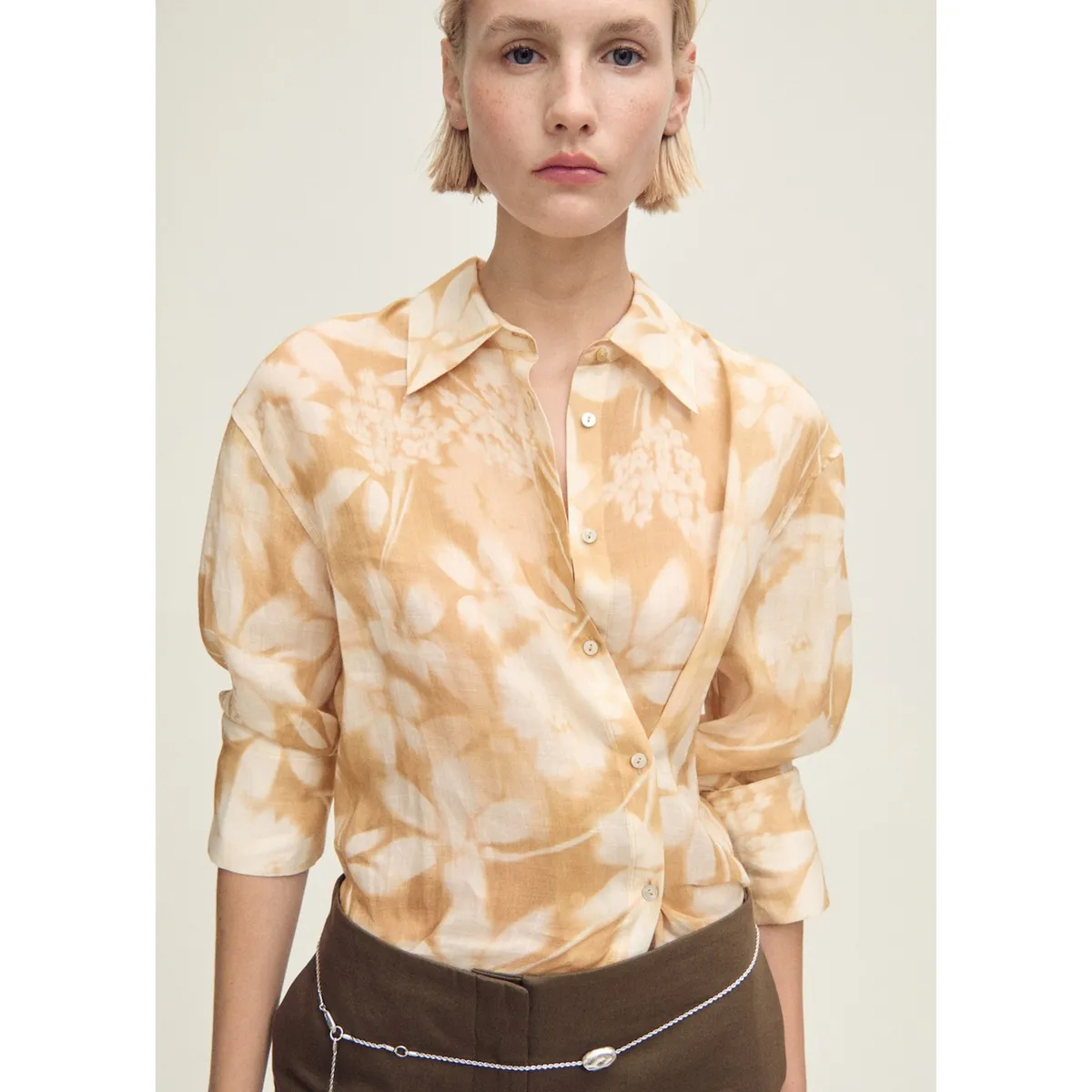 MANGO - Blusa Casual Mujer Mango