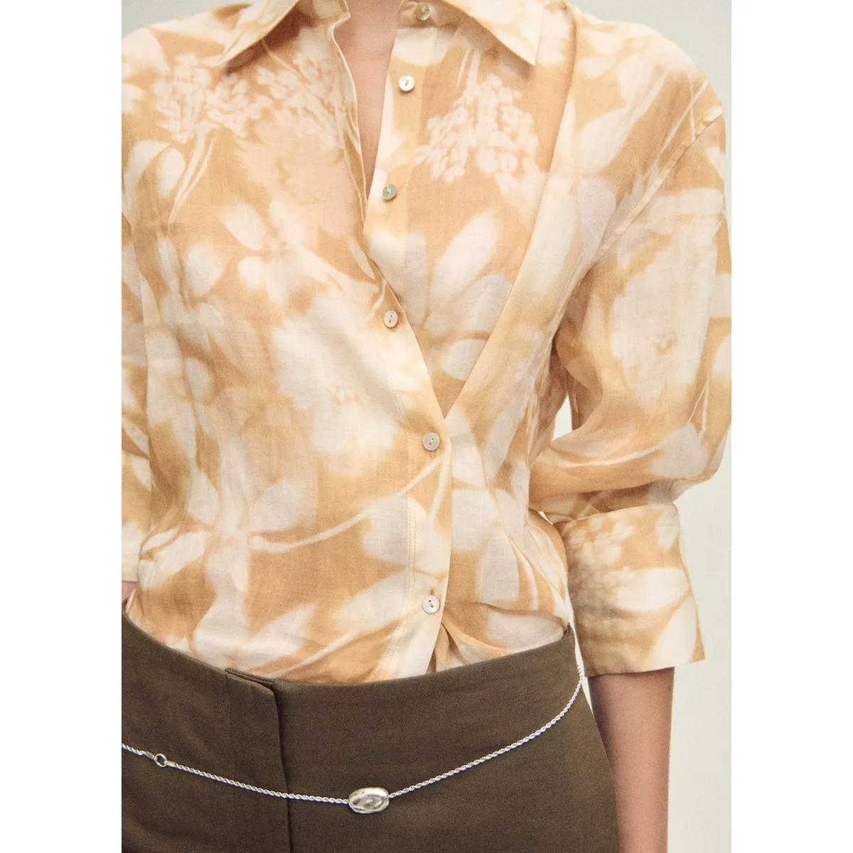 MANGO - Blusa Casual Mujer Mango