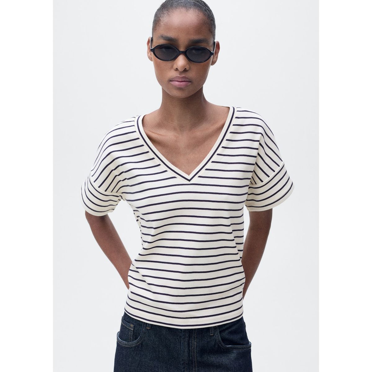 MANGO - Polo 100% Algodón Mujer Mango