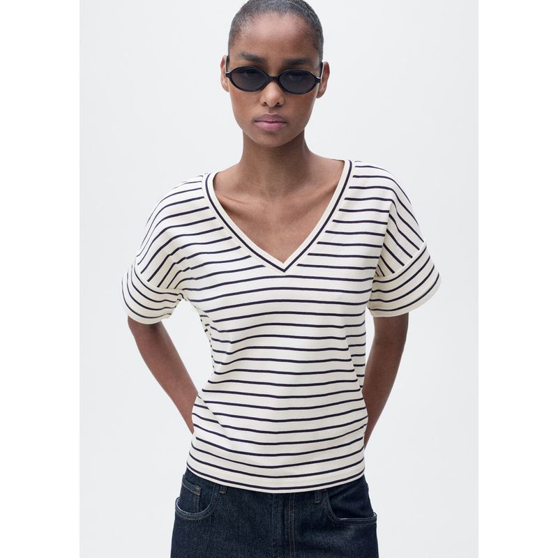 MANGO - Polo 100% Algodón Mujer Mango