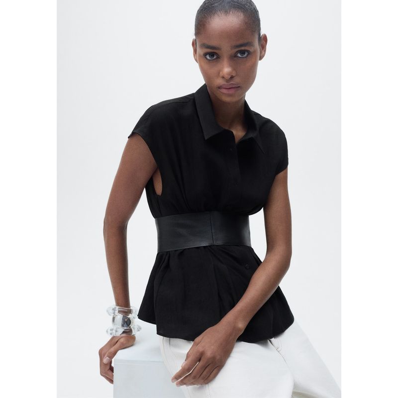 MANGO - Blusa Casual Mujer Mango