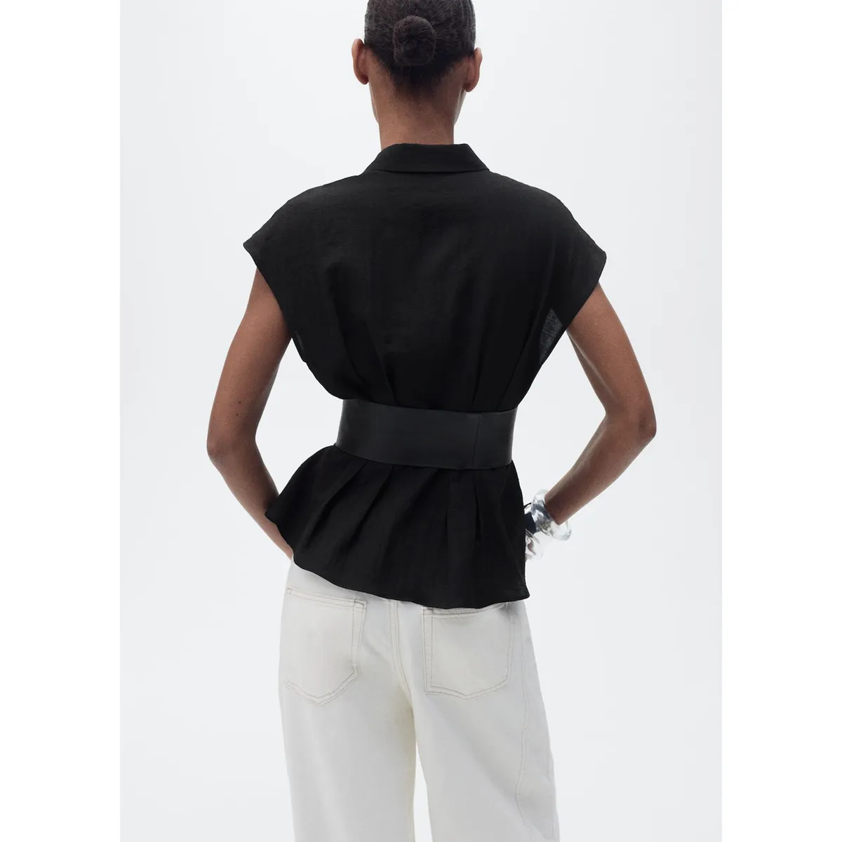 MANGO - Blusa Casual Mujer Mango