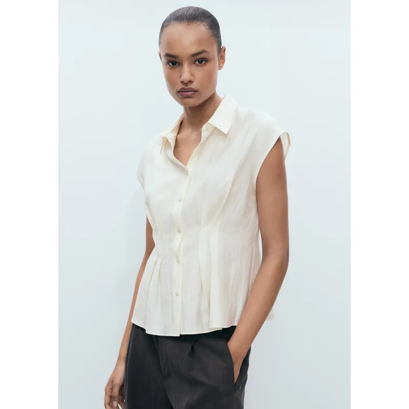 MANGO - Blusa Casual Mujer Mango