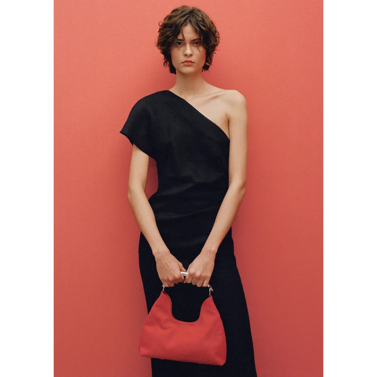 MANGO - Vestido Largo De Lino Mujer Mango