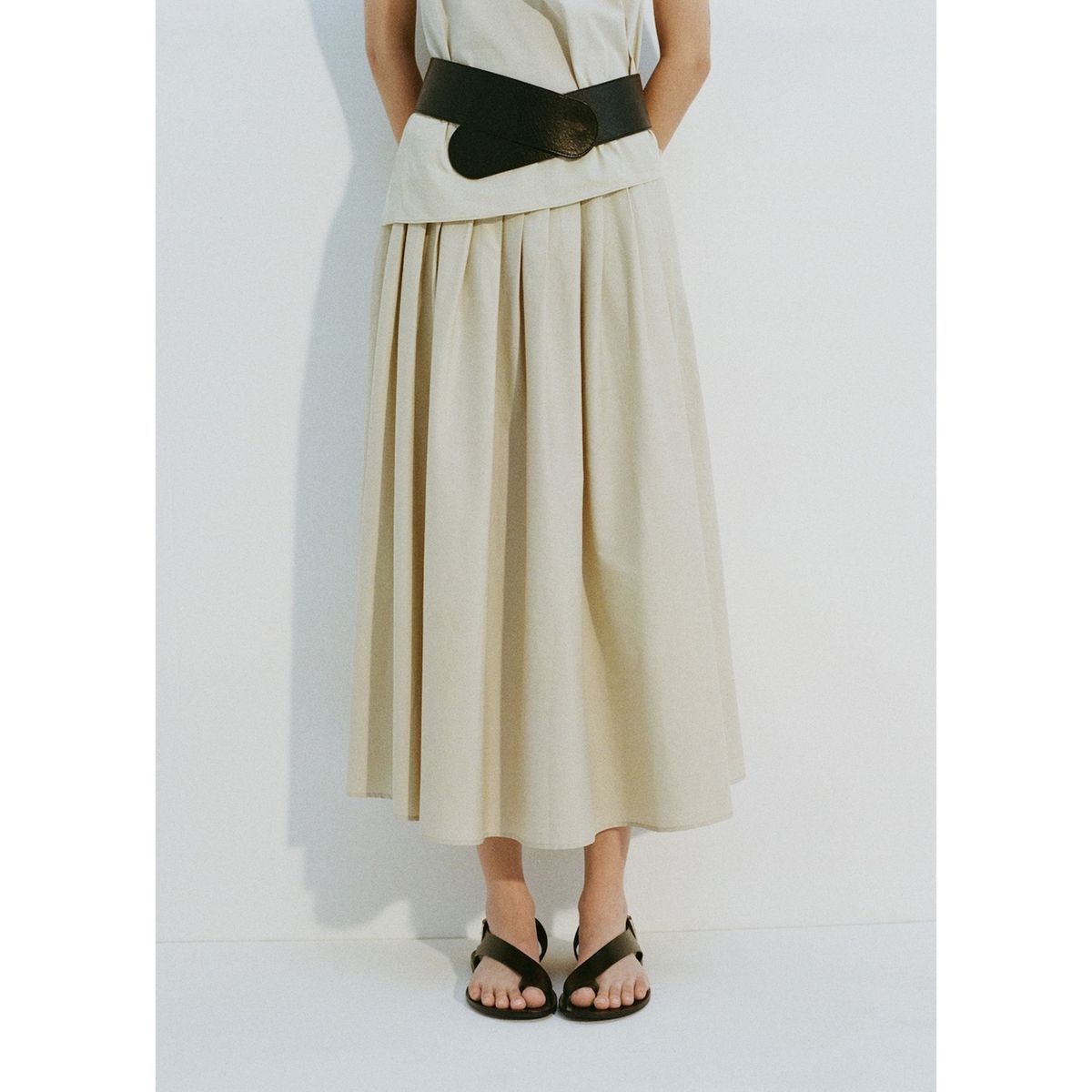 MANGO - Falda Larga Casual Mujer Mango