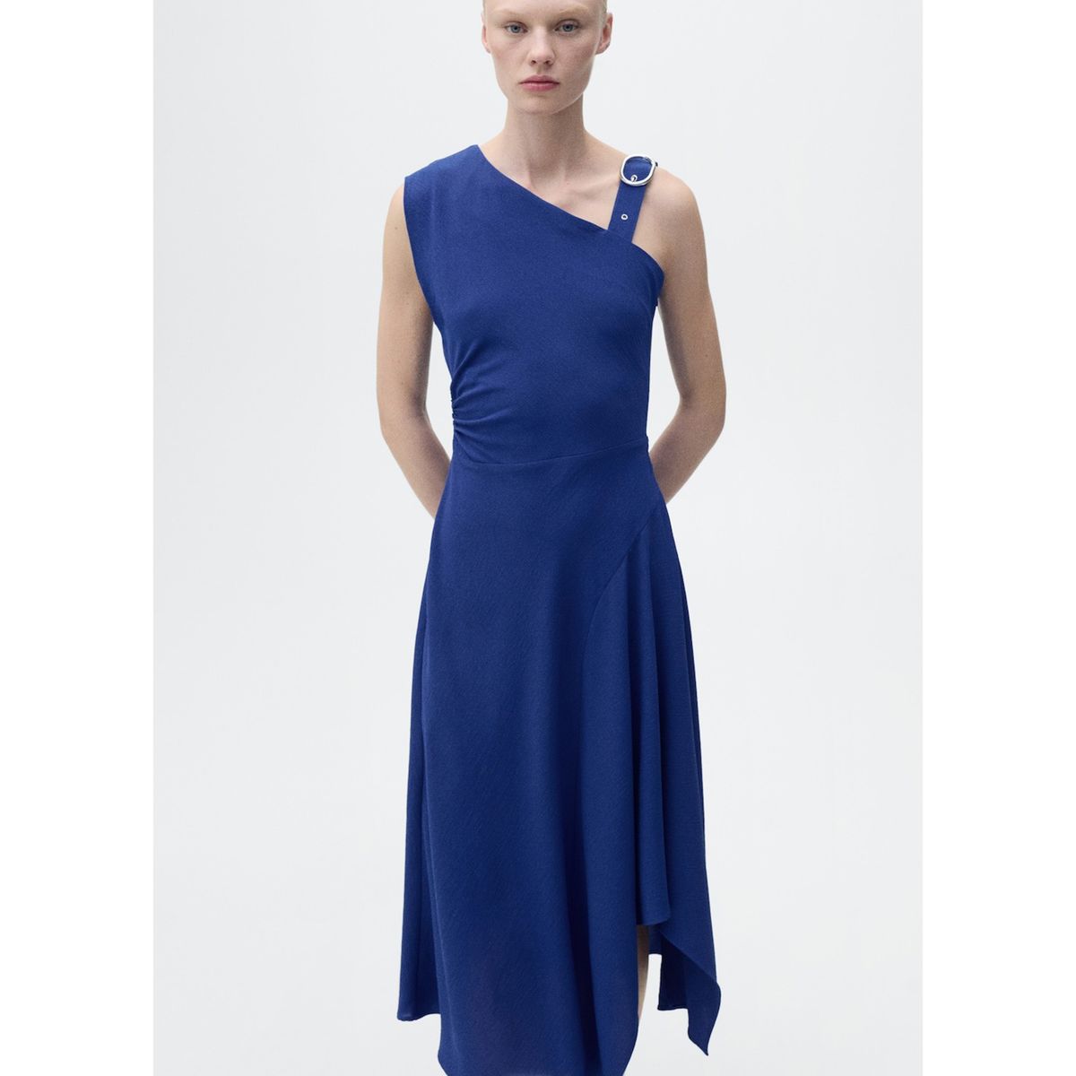 MANGO - Vestido Largo Casual Mujer Mango