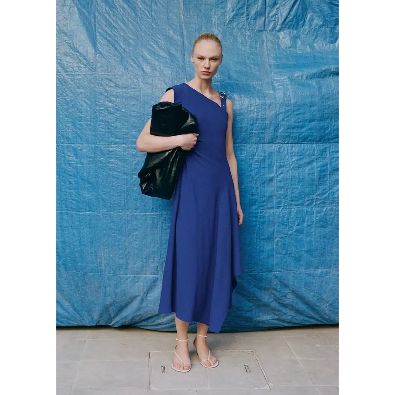 MANGO - Vestido Largo Casual Mujer Mango