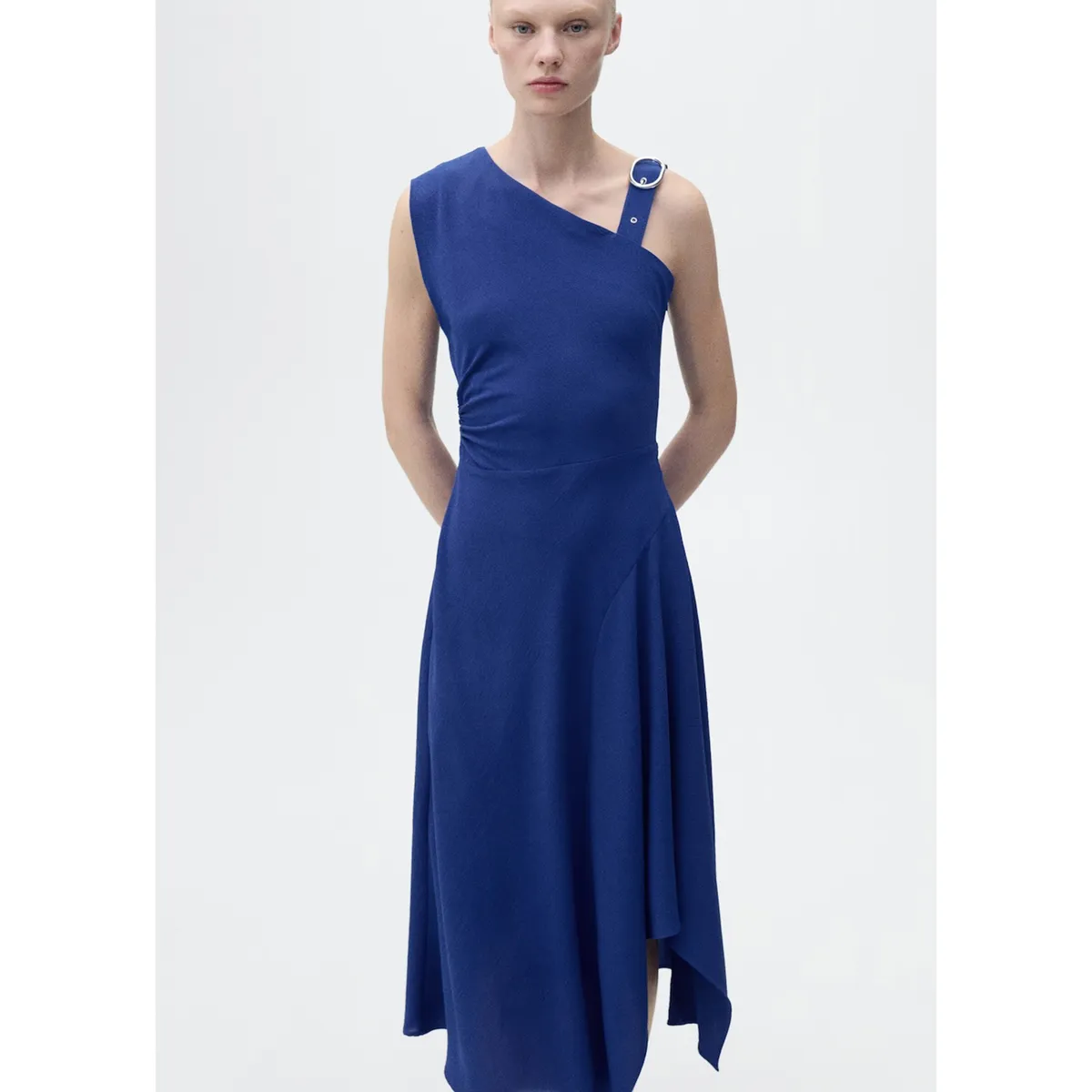 MANGO - Vestido Largo Casual Mujer Mango