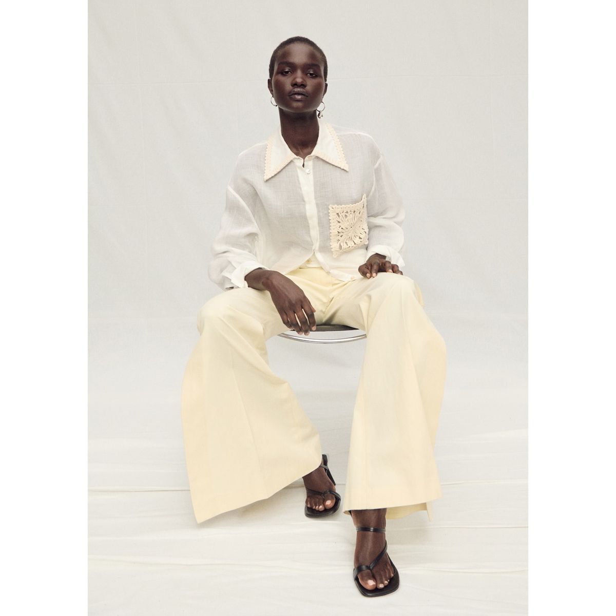 MANGO - Blusa Casual Mujer Mango