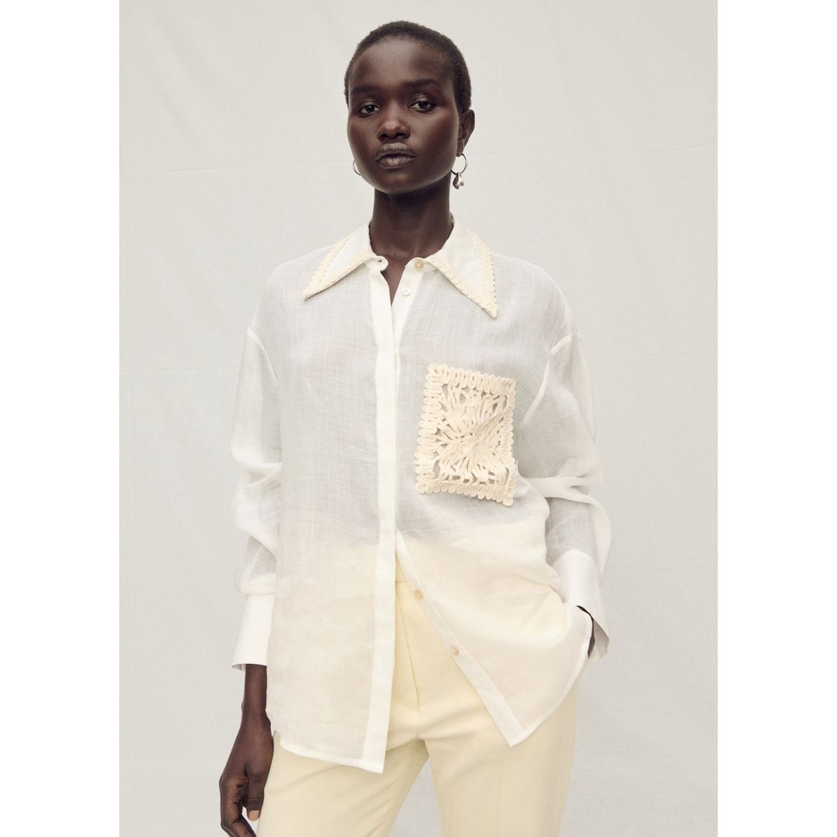 MANGO - Blusa Casual Mujer Mango