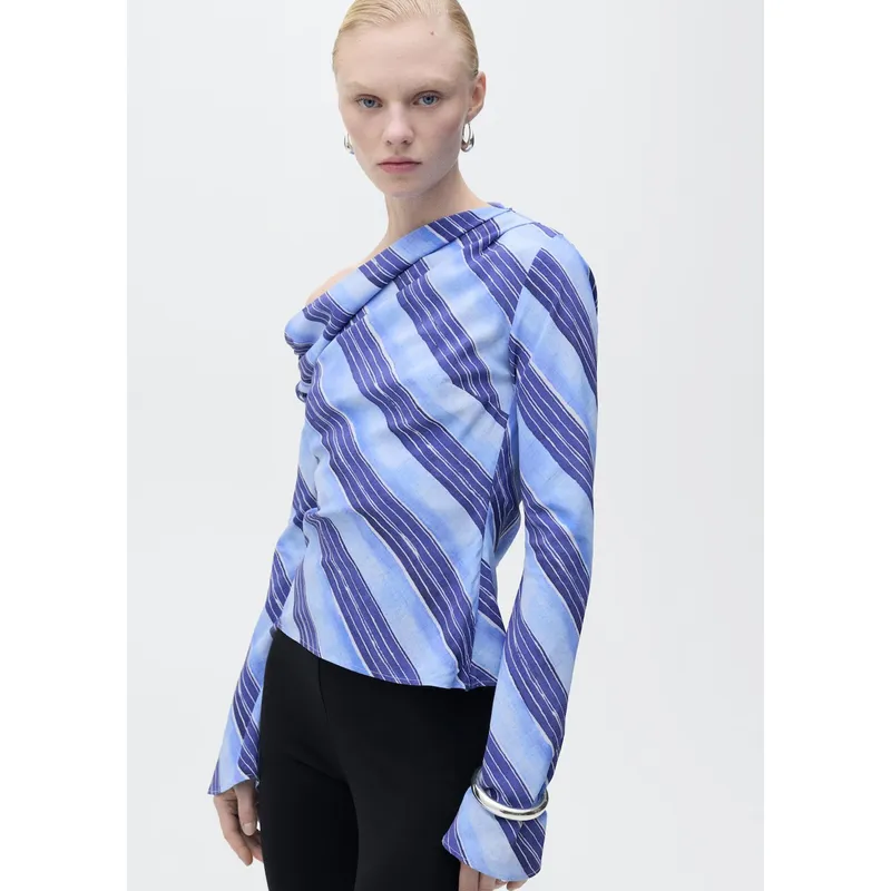 MANGO - Blusa Casual Mujer Mango