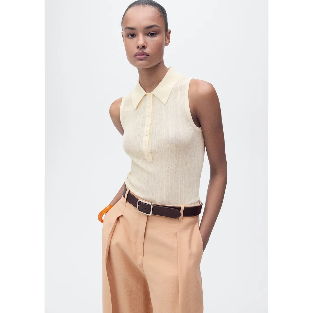 MANGO - Top Casual Mujer Mango