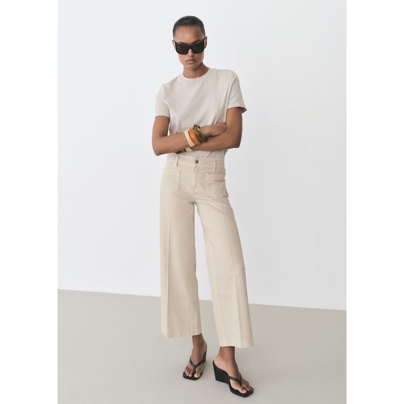 MANGO - Polo 100% Algodón Mujer Mango