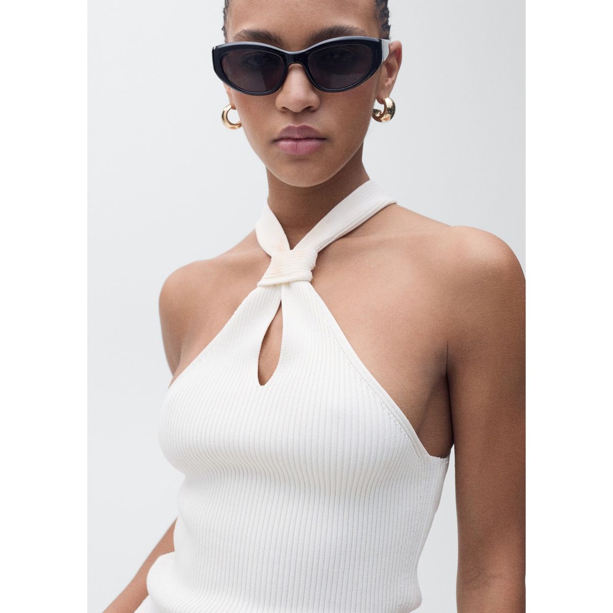 MANGO - Top Casual Mujer Mango