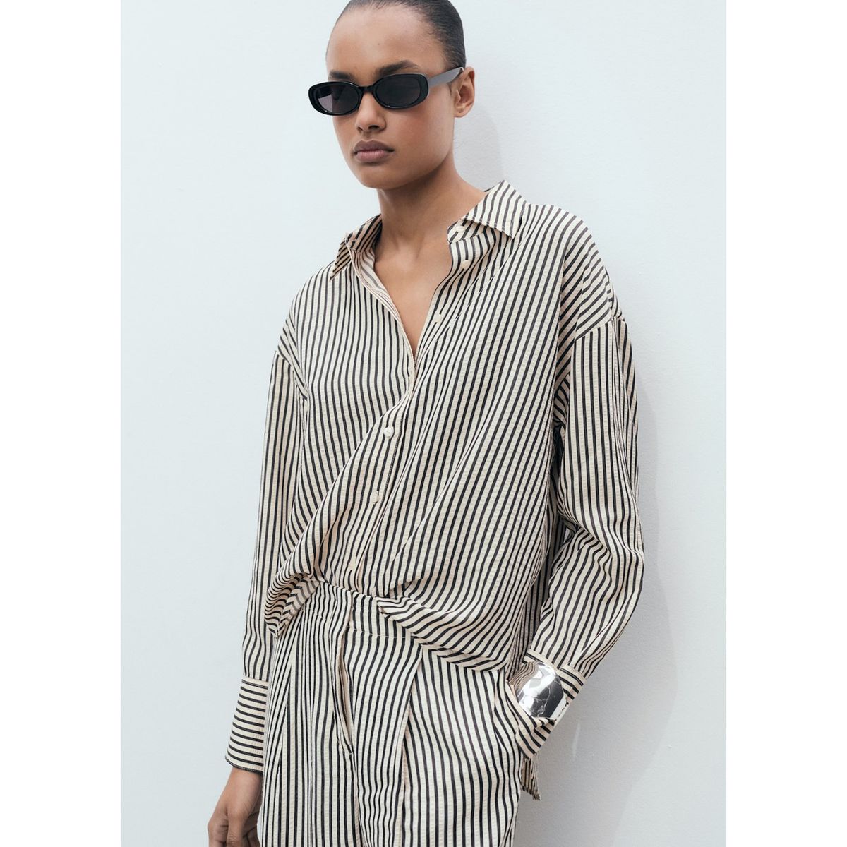 MANGO - Blusa Casual Mujer Mango