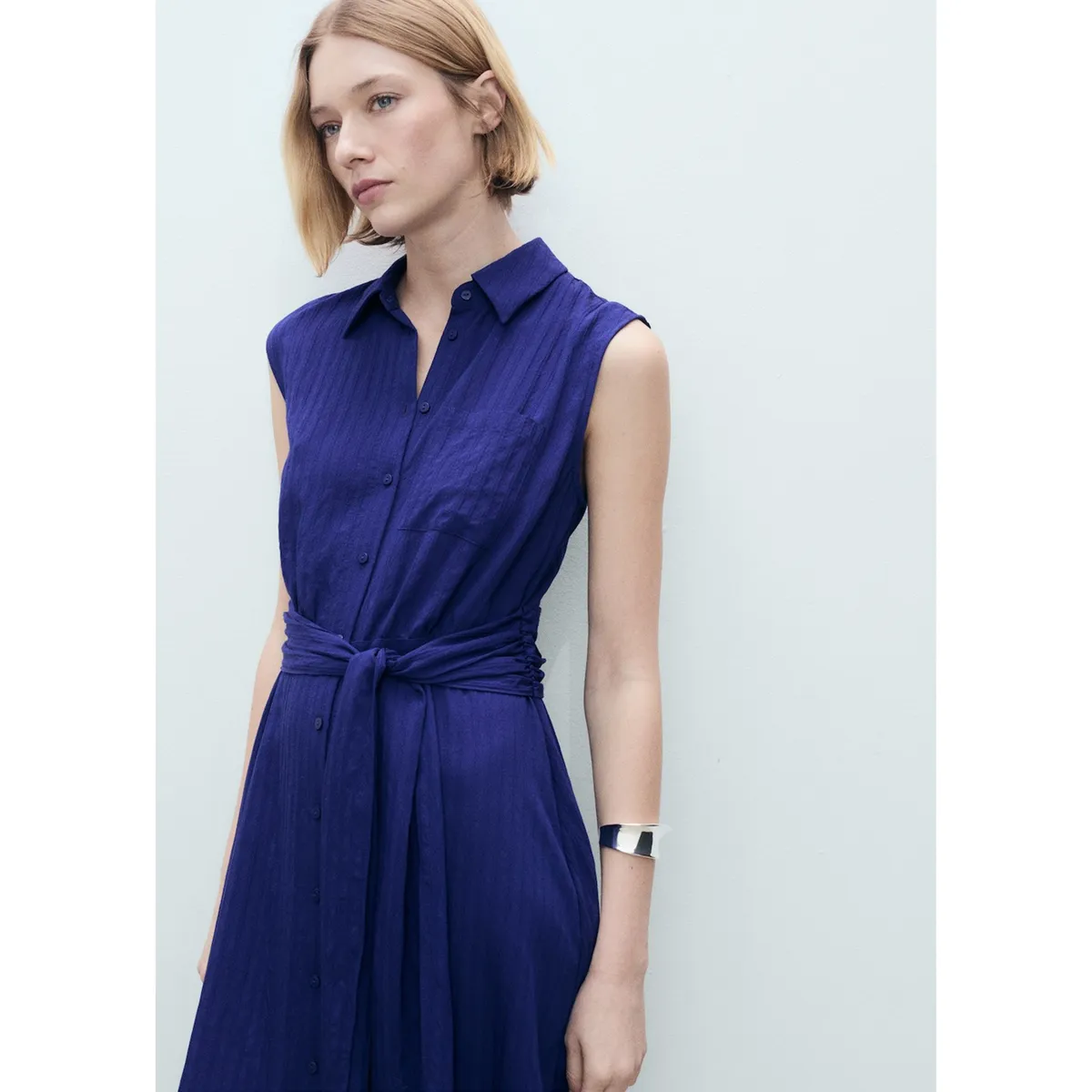 MANGO - Vestido Largo Casual Mujer Mango