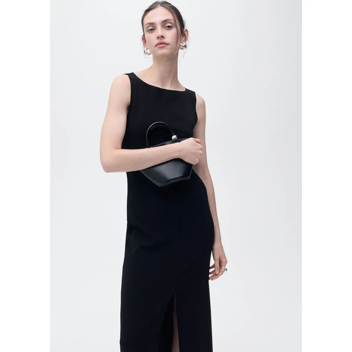 MANGO - Vestido Largo Casual Mujer Mango