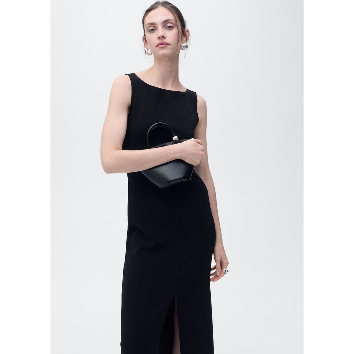 MANGO - Vestido Largo Casual Mujer Mango