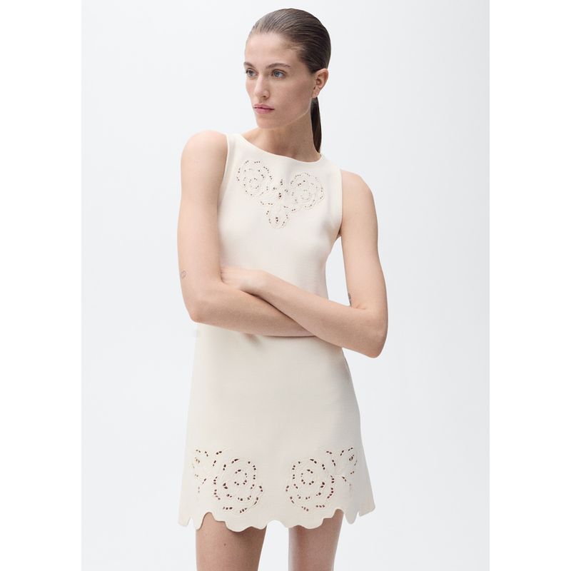 MANGO - Vestido Corto Casual Mujer Mango