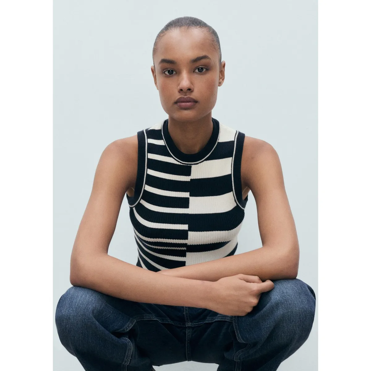 MANGO - Top Casual Mujer Mango