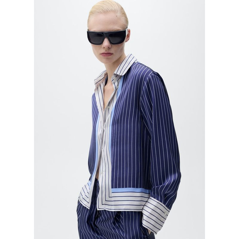 MANGO - Blusa Casual Mujer Mango