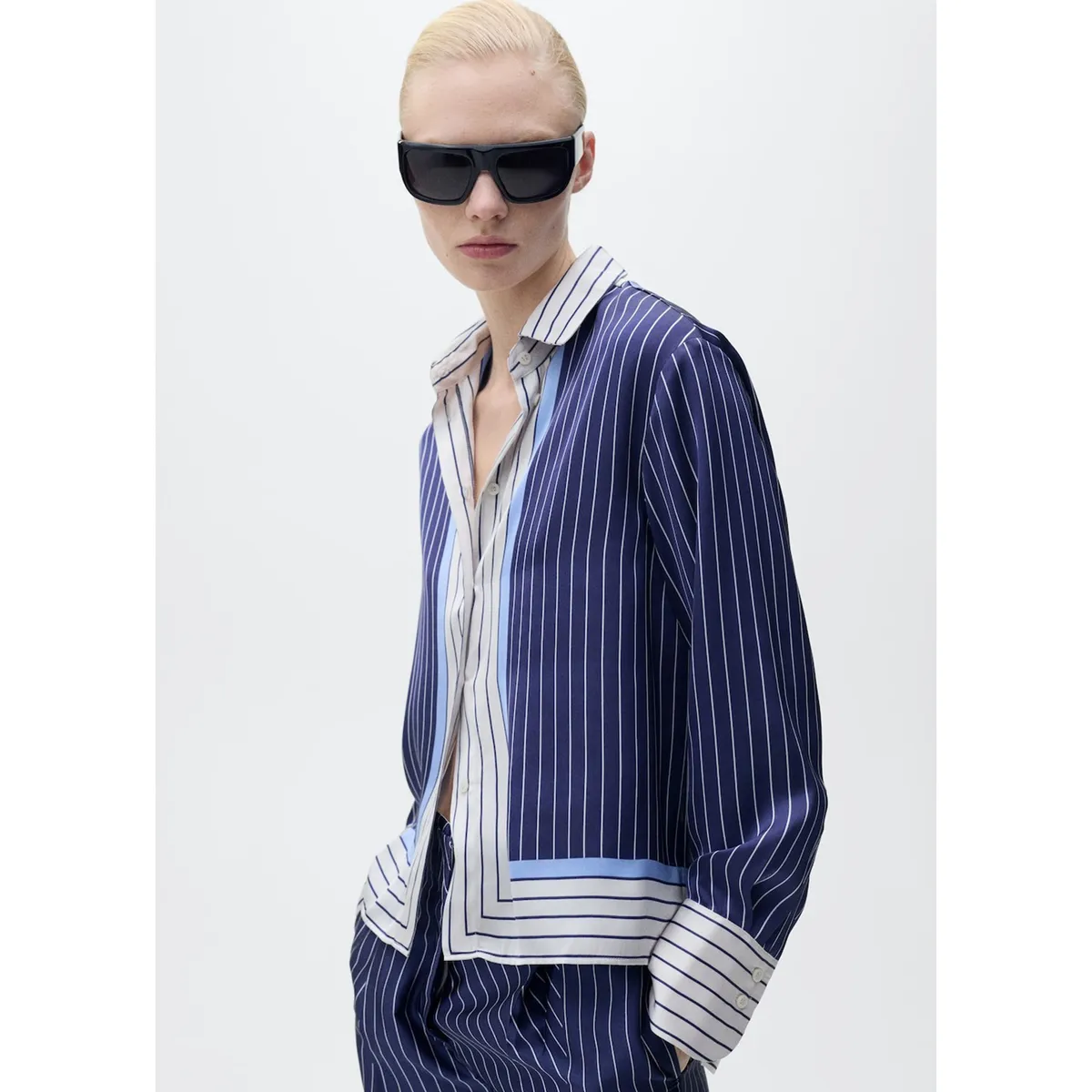 MANGO - Blusa Casual Mujer Mango