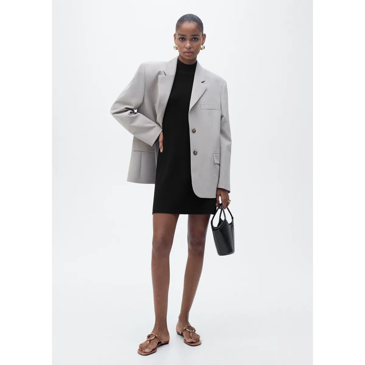 MANGO - Vestido Corto Casual Mujer Mango