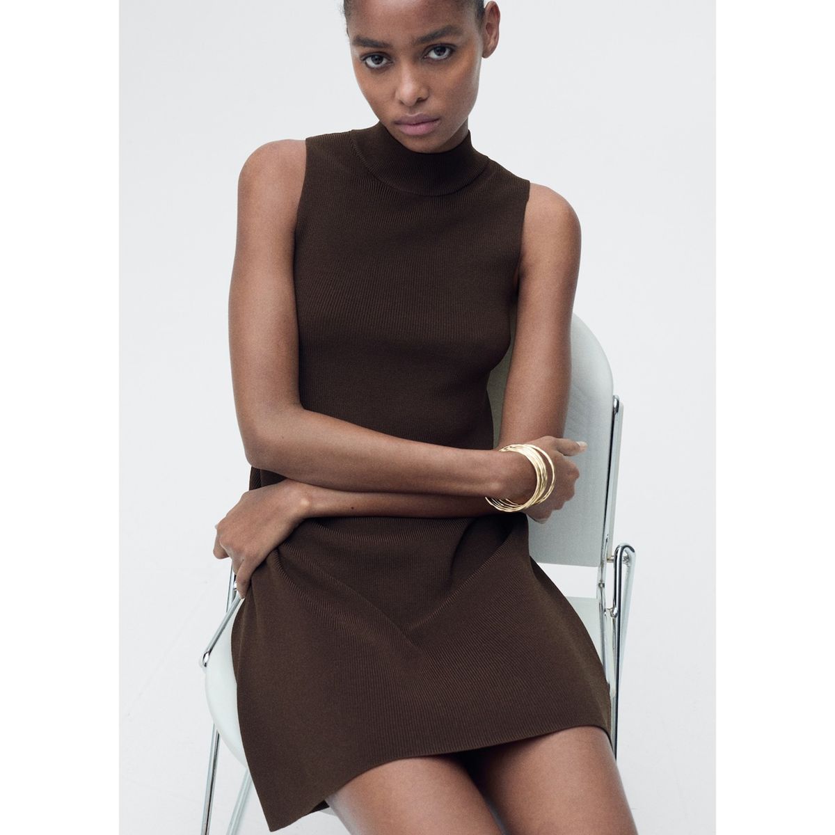 MANGO - Vestido Corto Casual Mujer Mango