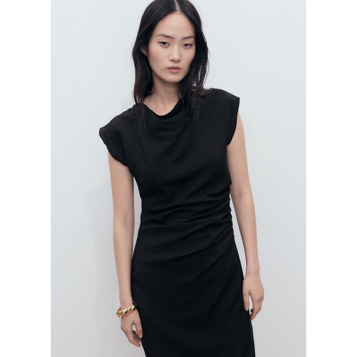 MANGO - Vestido Largo Casual Mujer Mango