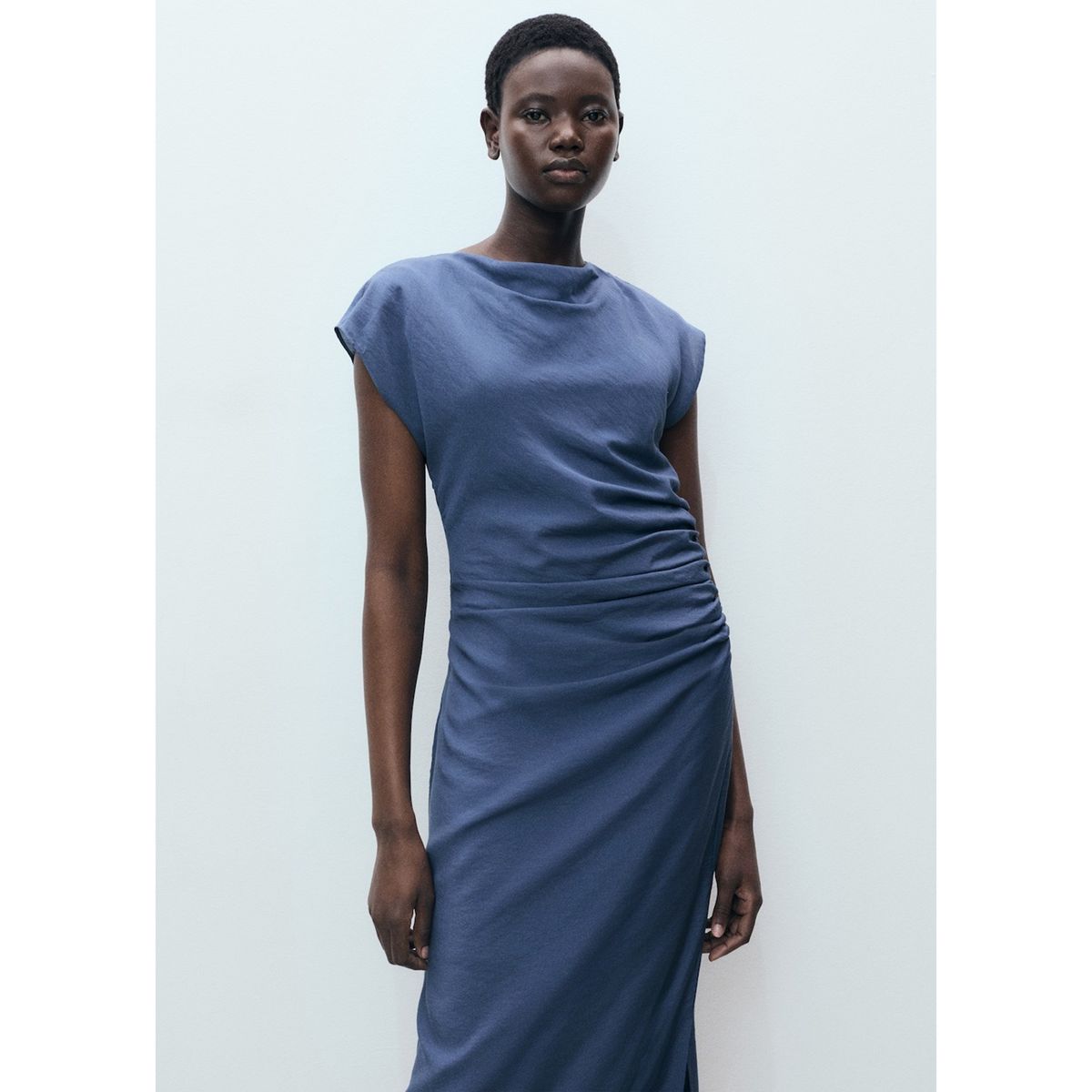 MANGO - Vestido Largo Casual Mujer Mango