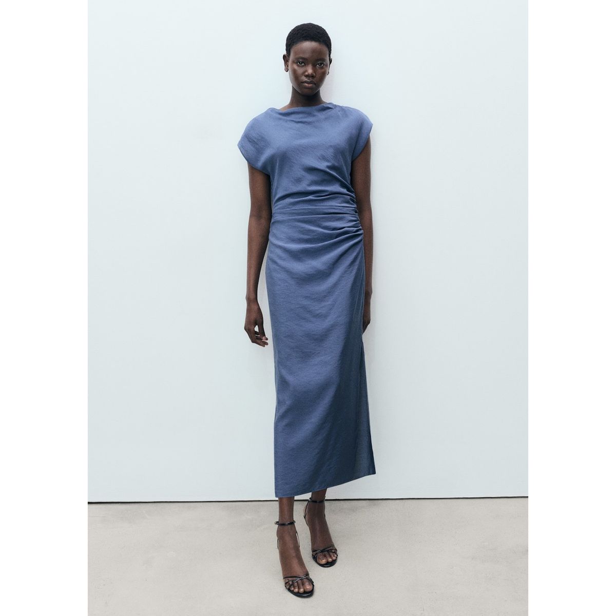 MANGO - Vestido Largo Casual Mujer Mango