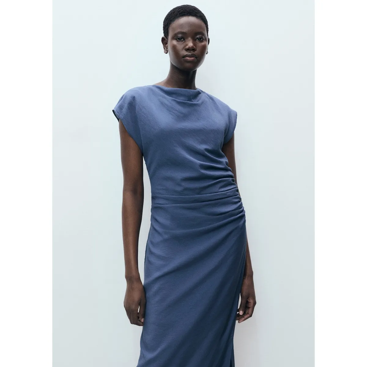 MANGO - Vestido Largo Casual Mujer Mango