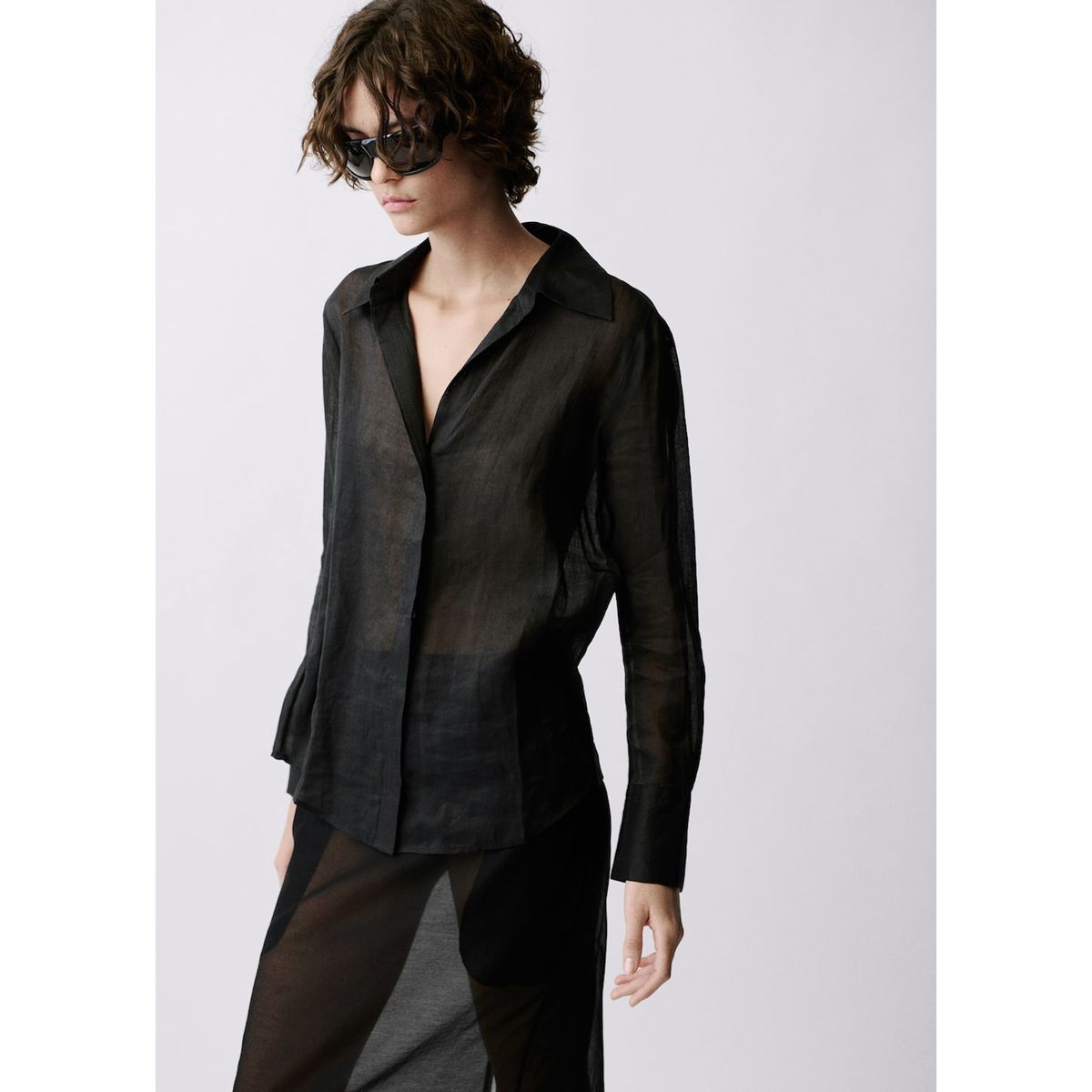 MANGO - Blusa Casual Mujer Mango