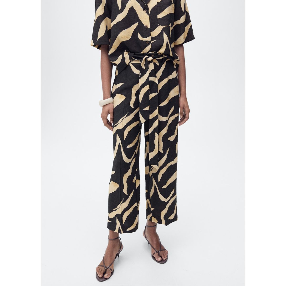 MANGO - Pantalón Recto Mujer Mango