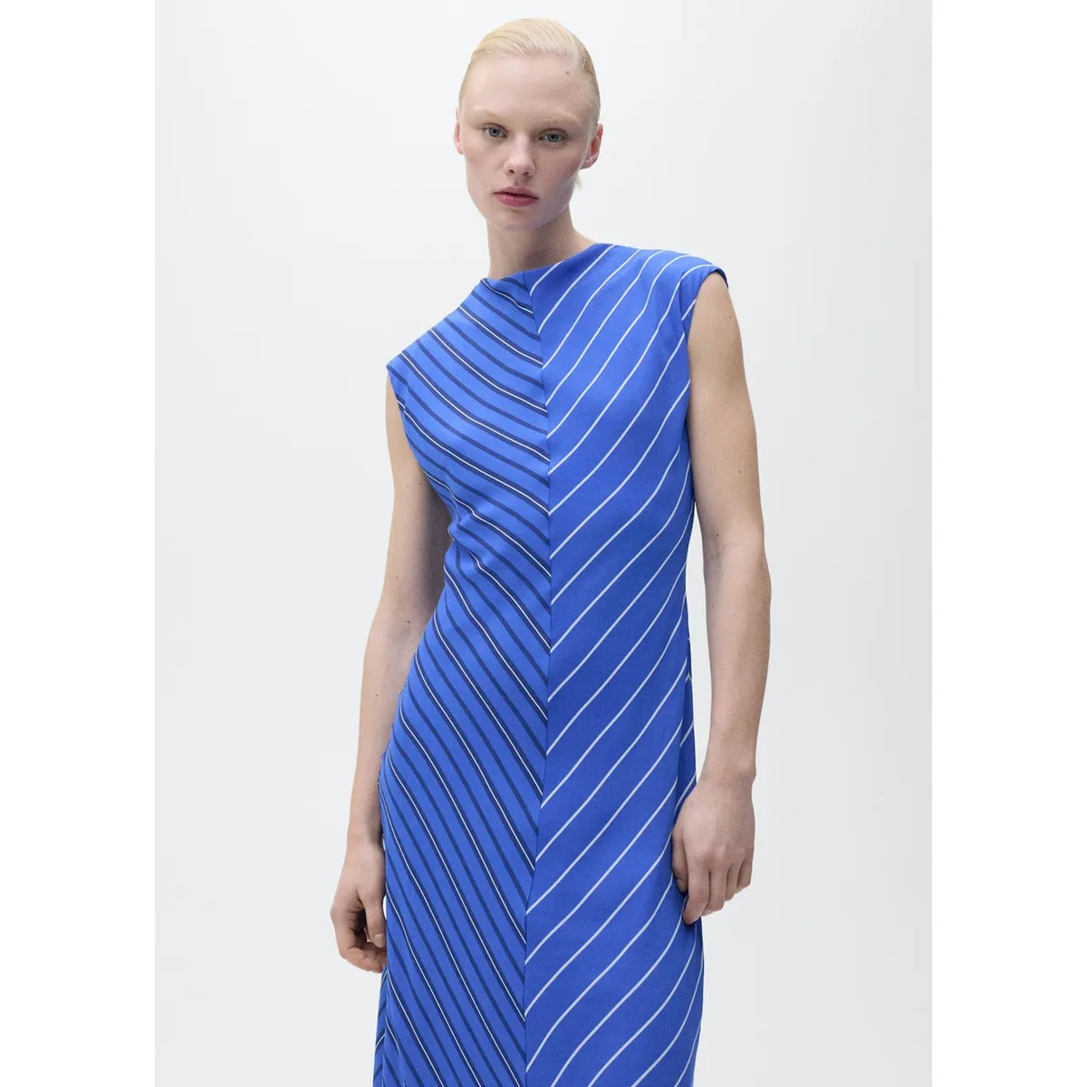 MANGO - Vestido Largo Casual Mujer Mango