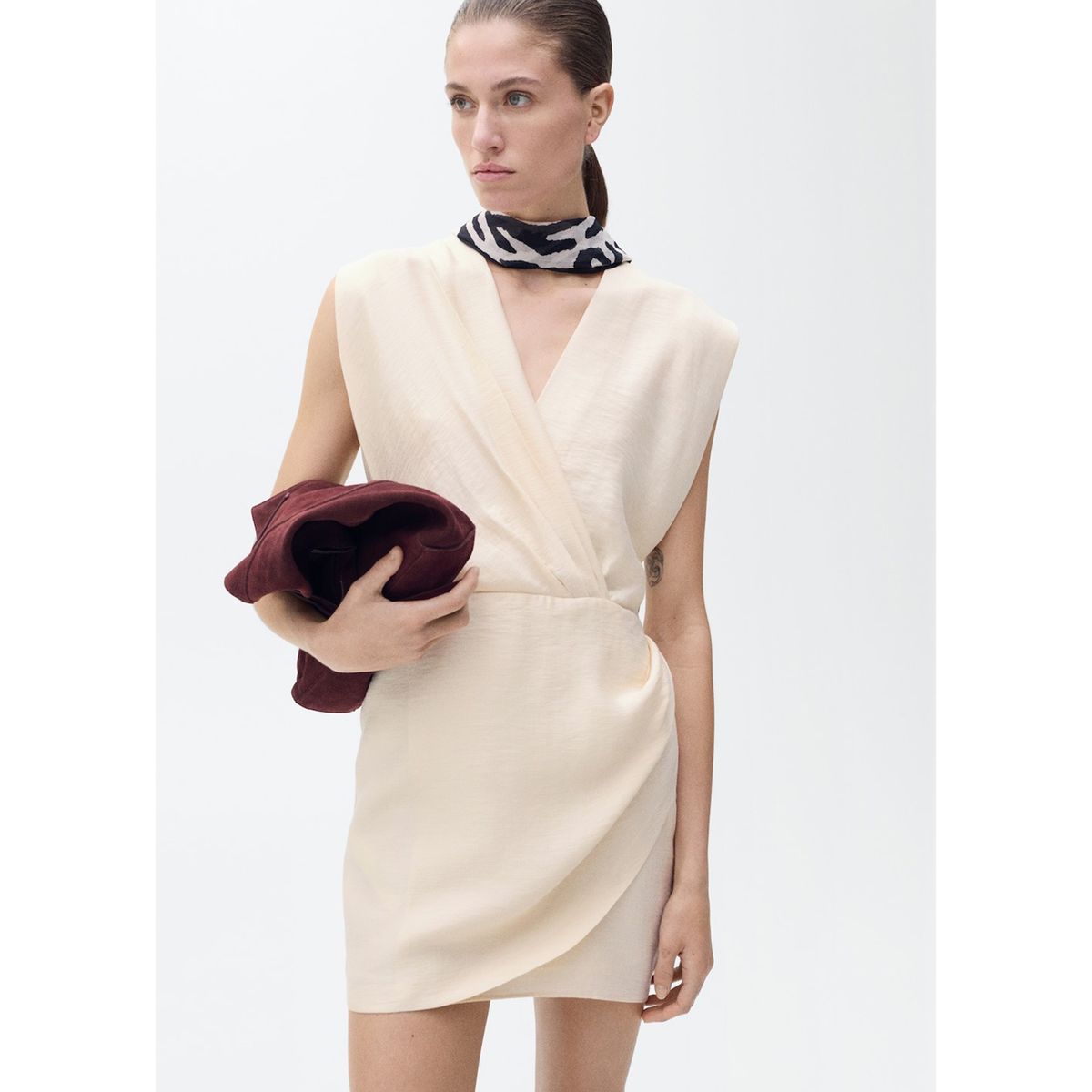 MANGO - Vestido Mini Casual Mujer Mango