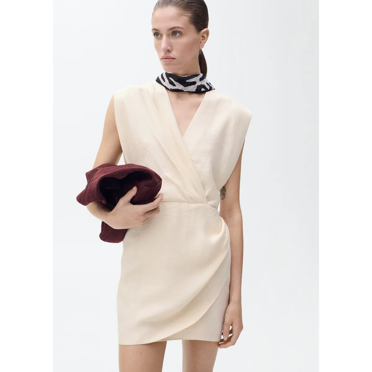 MANGO - Vestido Mini Casual Mujer Mango