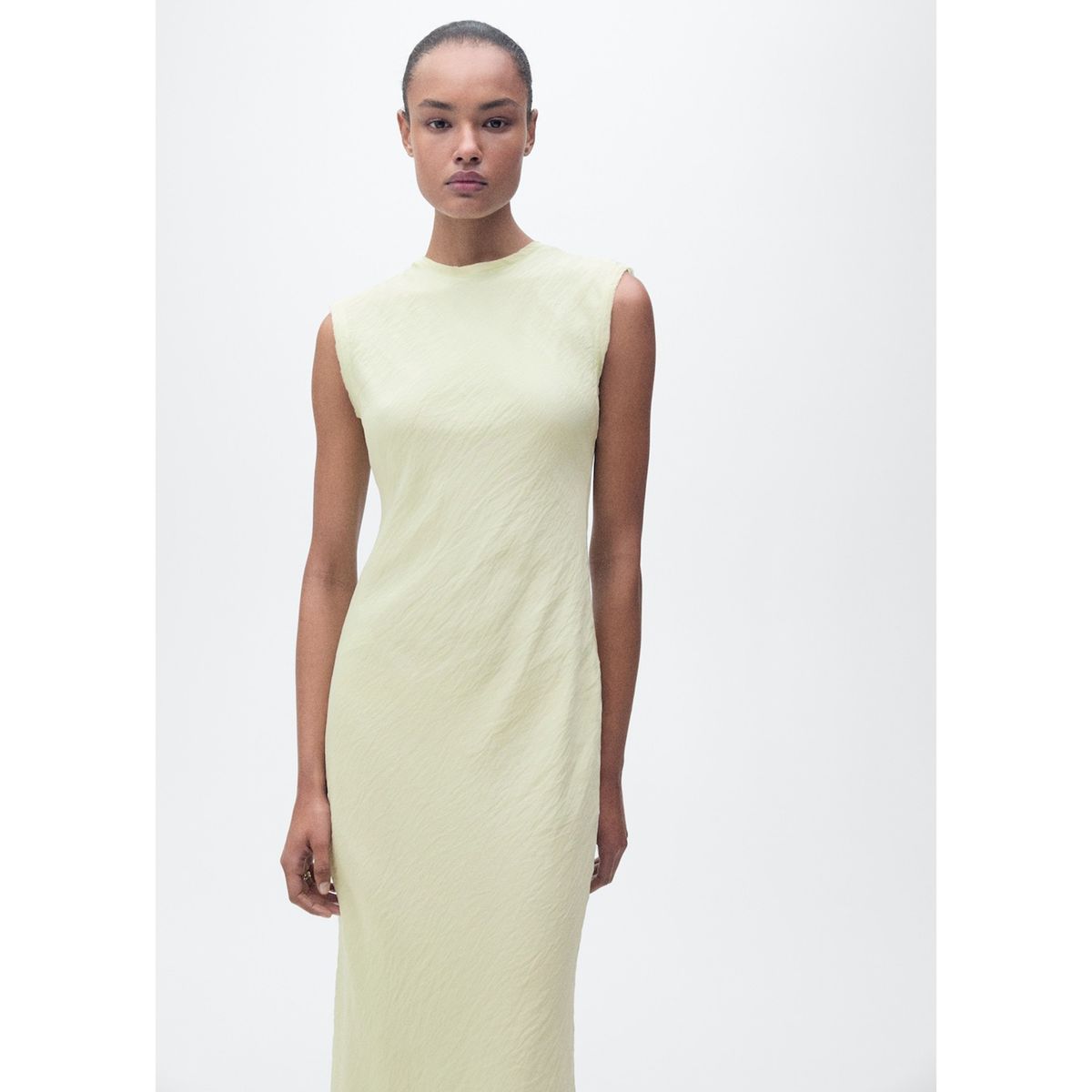 MANGO - Vestido Largo Casual Mujer Mango