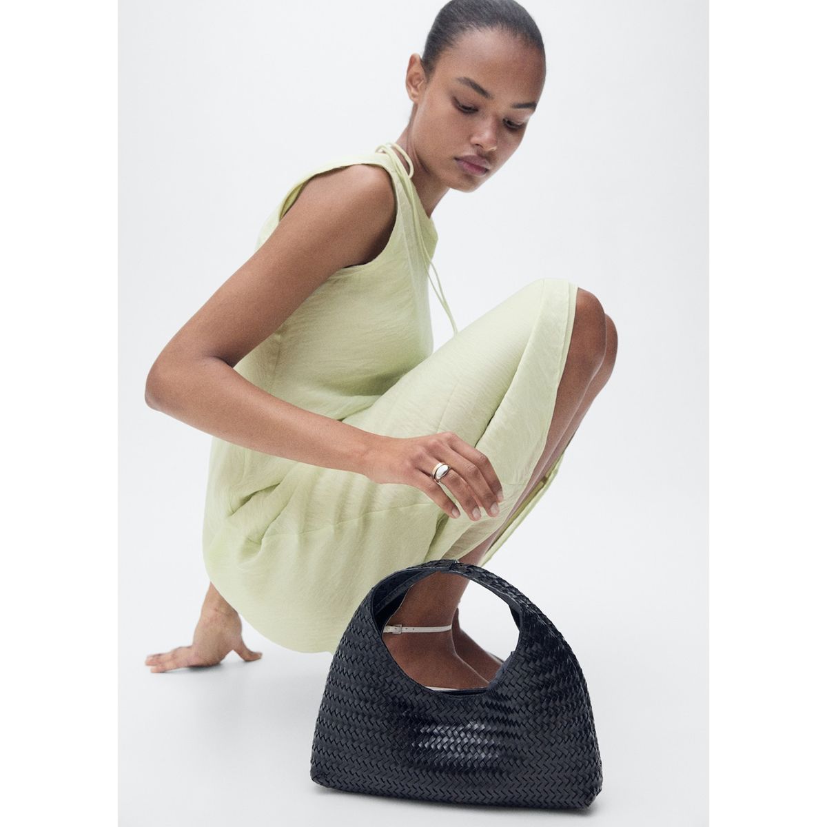 MANGO - Vestido Largo Casual Mujer Mango