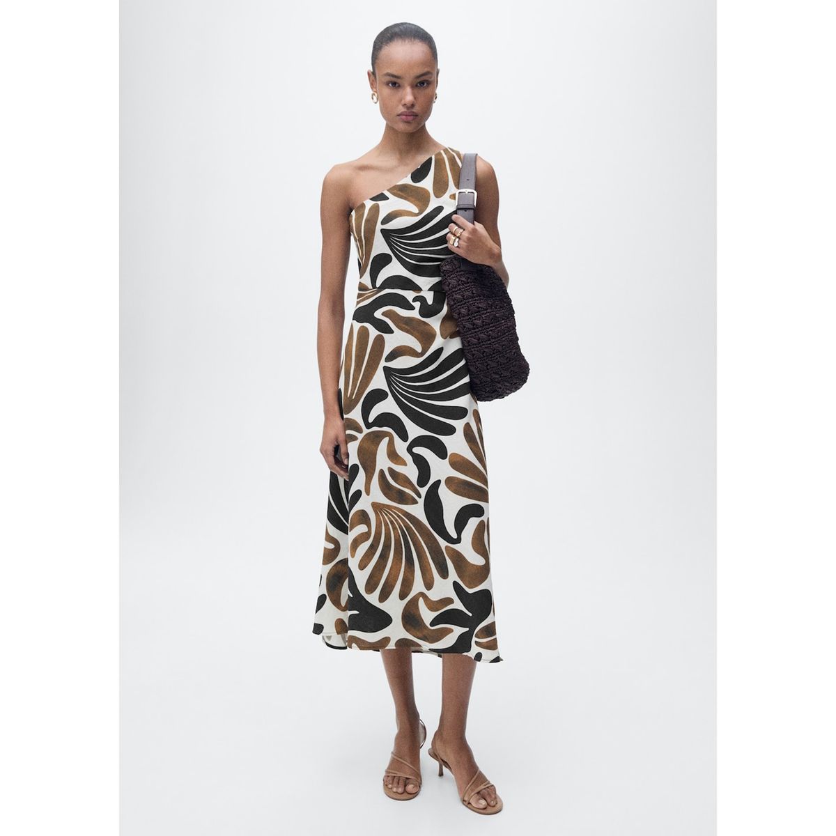 MANGO - Vestido Largo Casual Mujer Mango