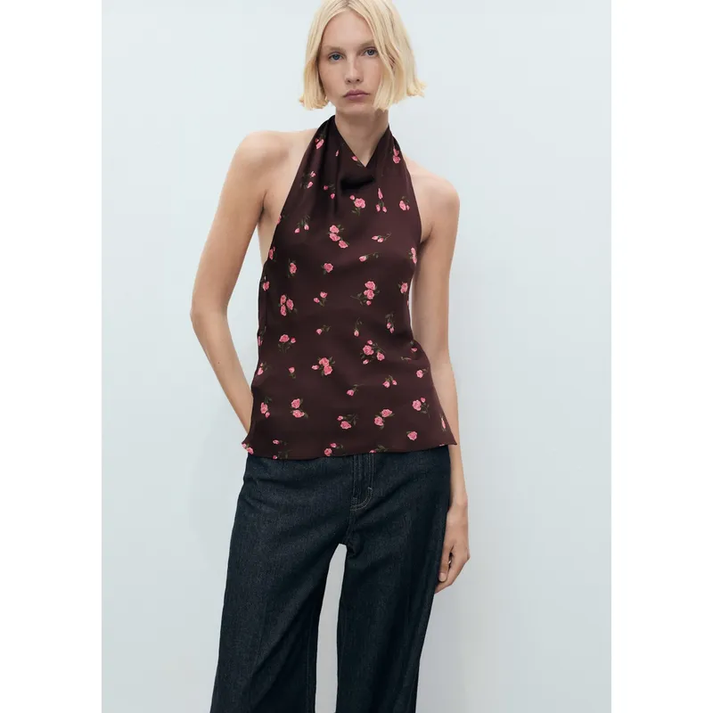 MANGO - Top Casual Mujer Mango