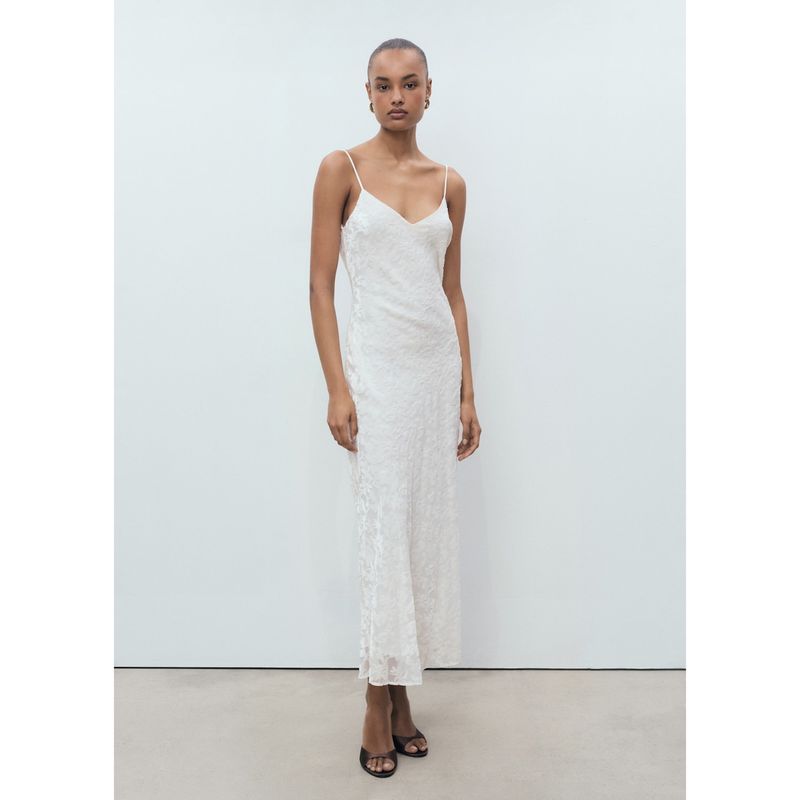 Vestido Largo Casual Mujer Mango MANGO