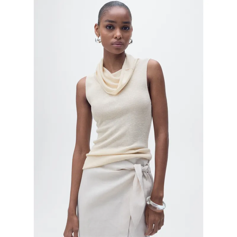 MANGO - Top Casual Mujer Mango