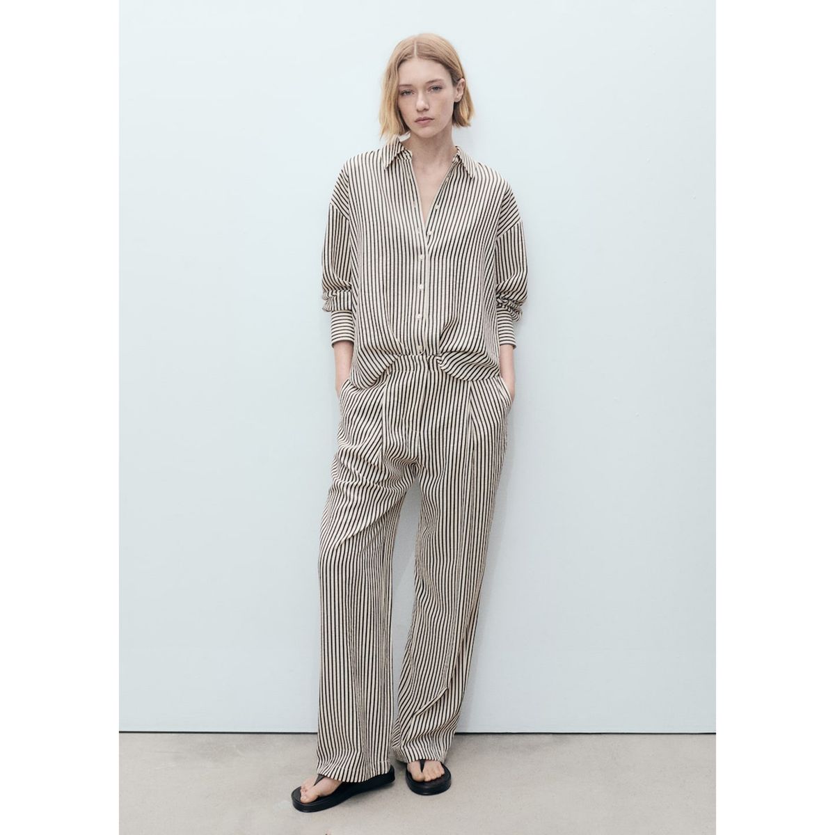 MANGO - Pantalón Casual Mujer Mango