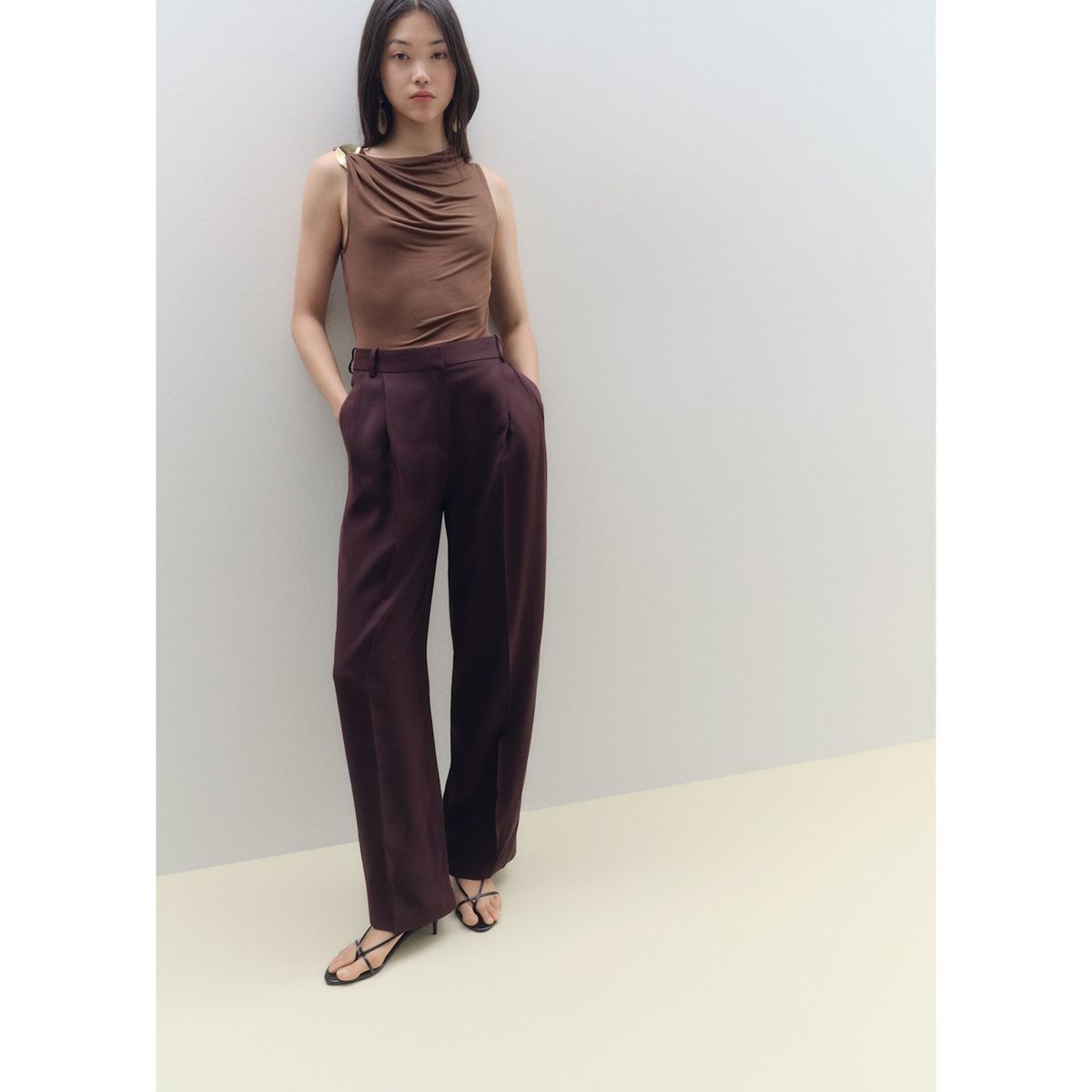 MANGO - Pantalón De Vestir Mujer Mango