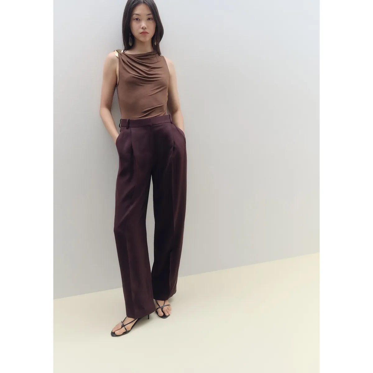 MANGO - Pantalón De Vestir Mujer Mango