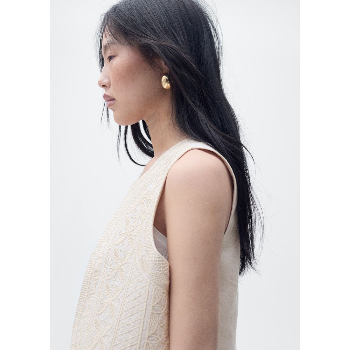 MANGO - Chaleco Casual Mujer Mango