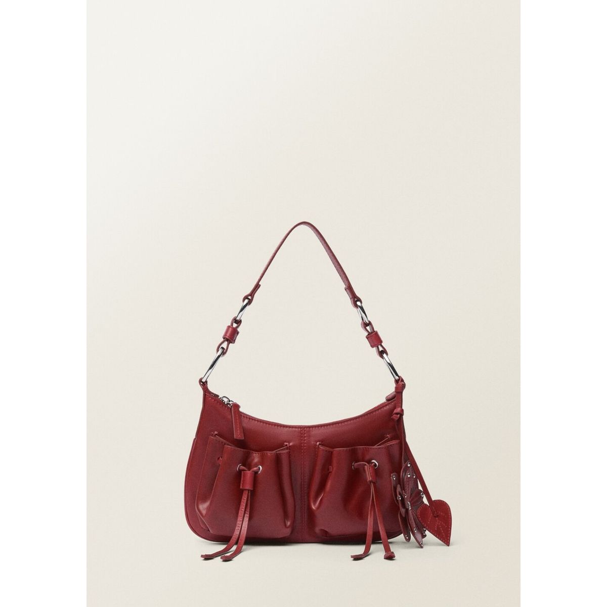 MANGO - Cartera Toscana 100% Cuero Mujer Mango