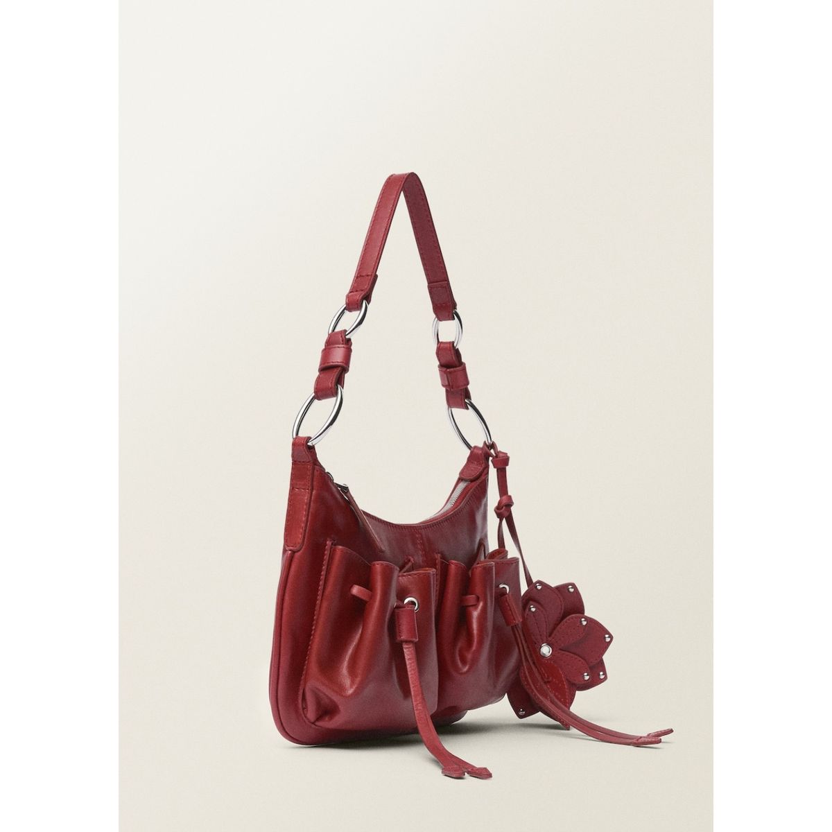 MANGO - Cartera Toscana 100% Cuero Mujer Mango