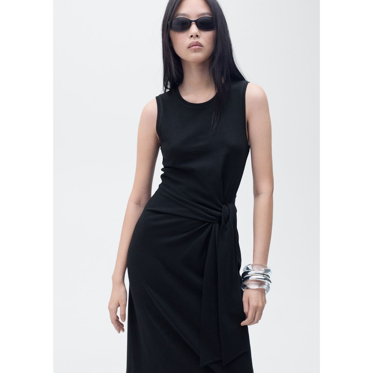 MANGO - Vestido Largo Mujer Mango